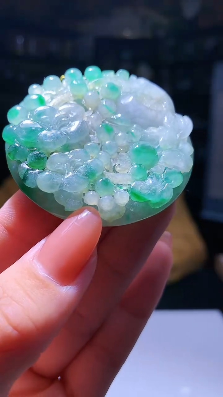 【闪购商品】定制翡翠未镶嵌1076hm-毛货翡翠21