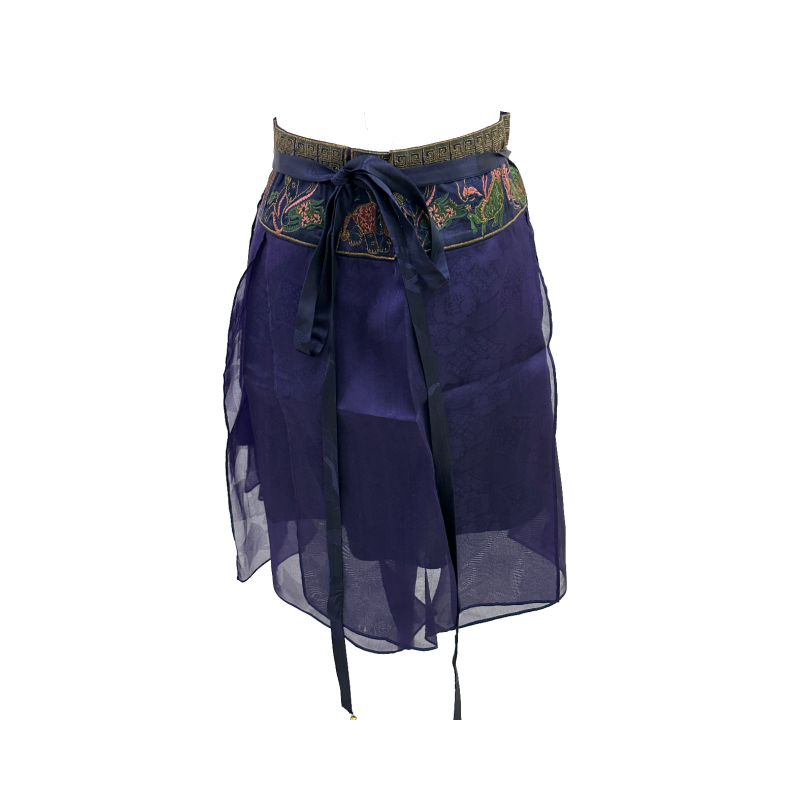 古韵凤纹刺绣半裙25SS15S
