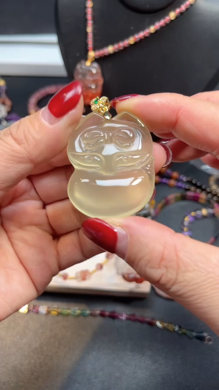 【闪购商品】水晶颈饰未镶嵌【百晶灵儿】天然定制款