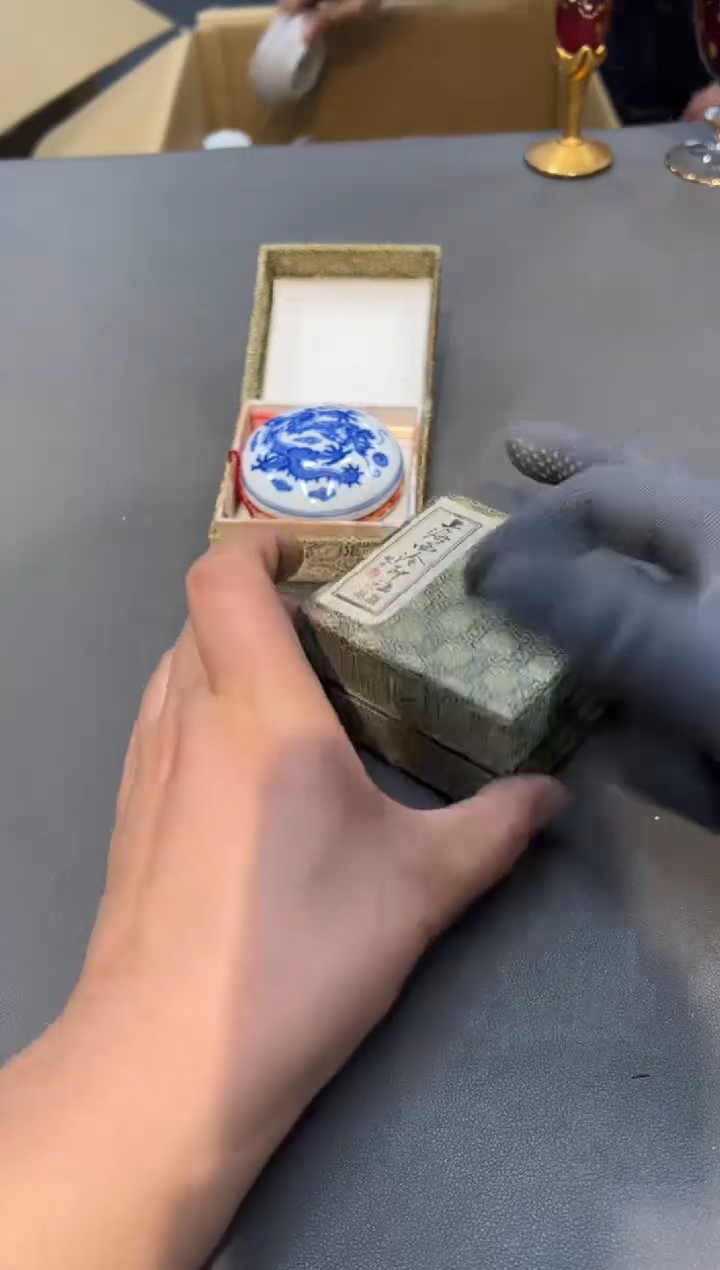 陶瓷三***猪工艺品小四孤品收藏