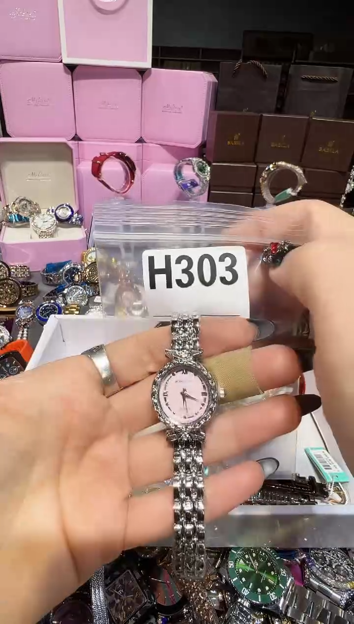 石英机芯不锈钢不锈钢直播定闪专用