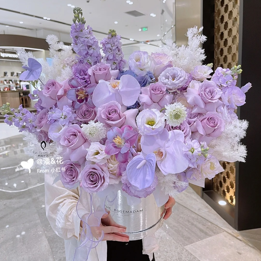 仙里仙气的国风抱抱桶花束