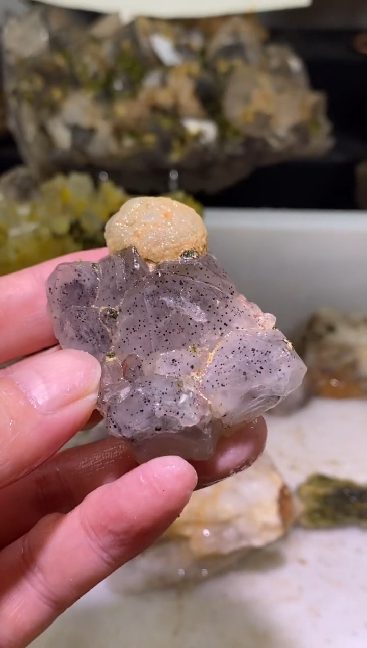 未镶嵌珠宝半成品水晶121号四川美姑超七花园水晶
