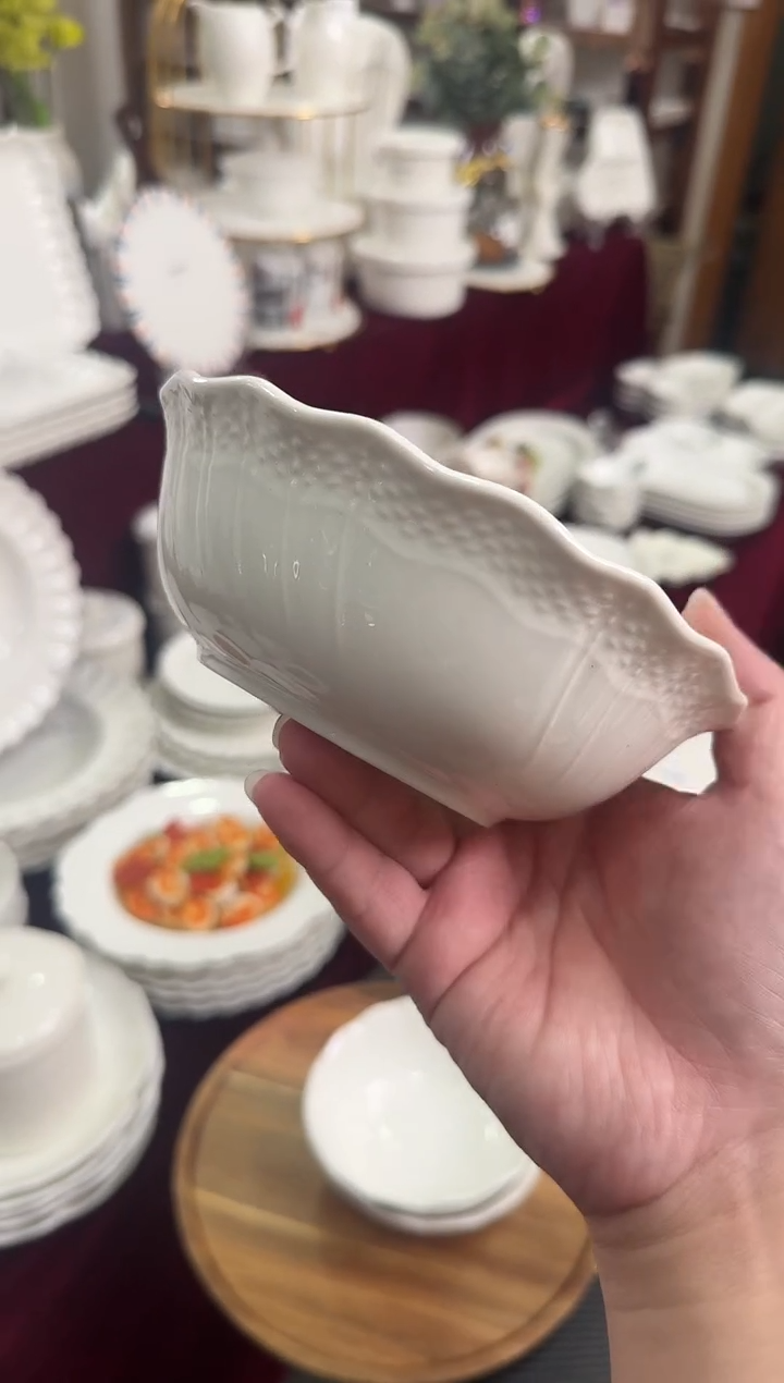 摆件陶【4个装】浮雕碗