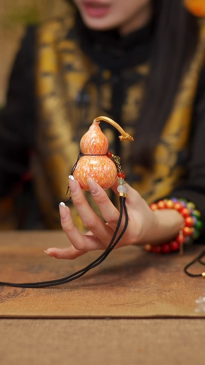 【闪购商品】836宴禾堂大漆脖挂葫芦68