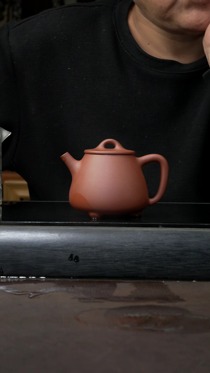 【闪购商品】紫砂茶壶清水泥 高石瓢 200cc 020