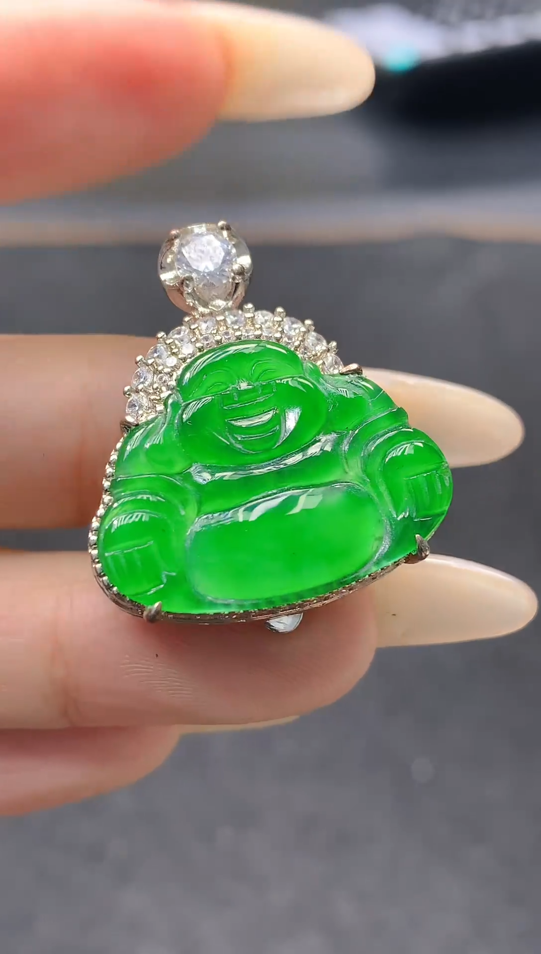 未镶嵌挂件翡翠天然翡翠