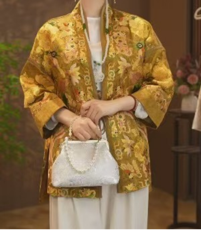 【花蝶满园】春季新款重磅百搭刺绣外套2025B1004-垚垚玫瑰仓