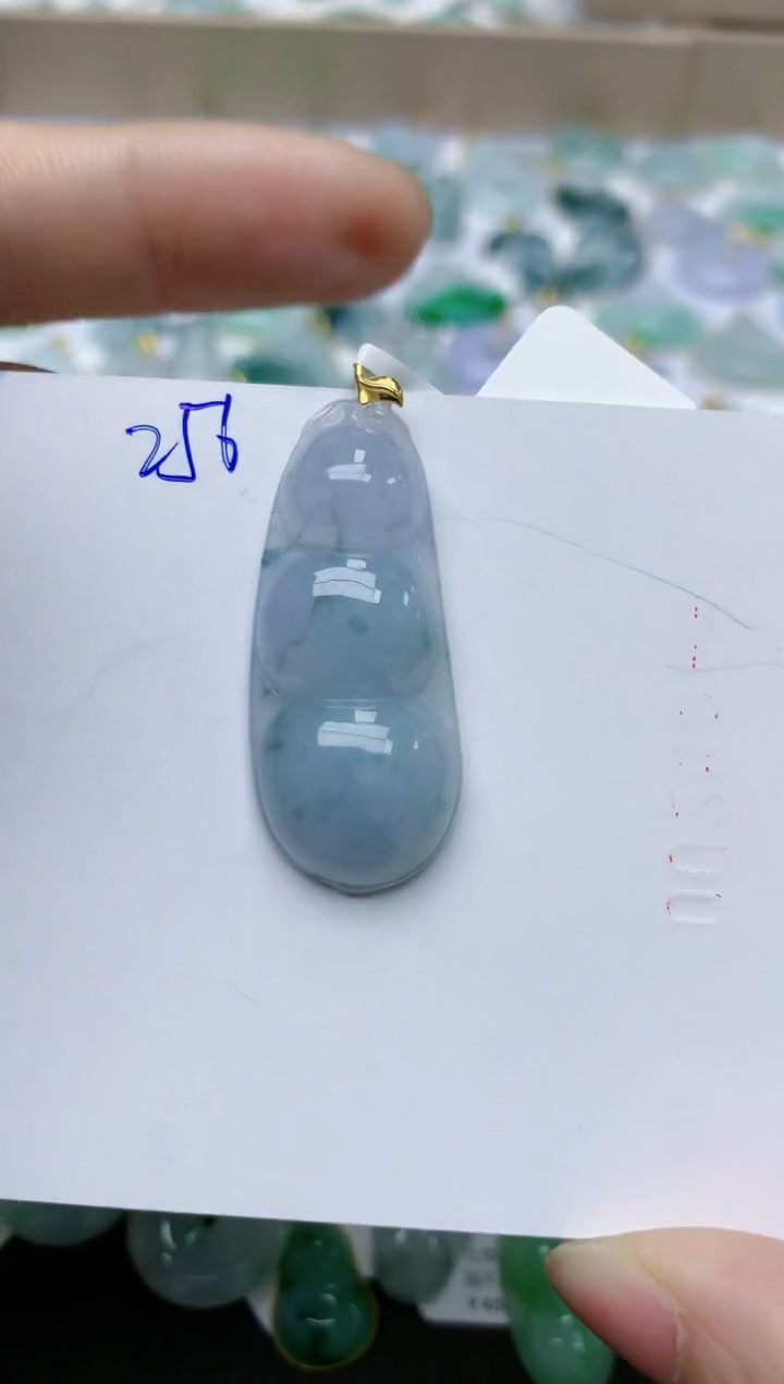 【闪购商品】翡翠颈饰18K金镶嵌天然翡翠A货    256