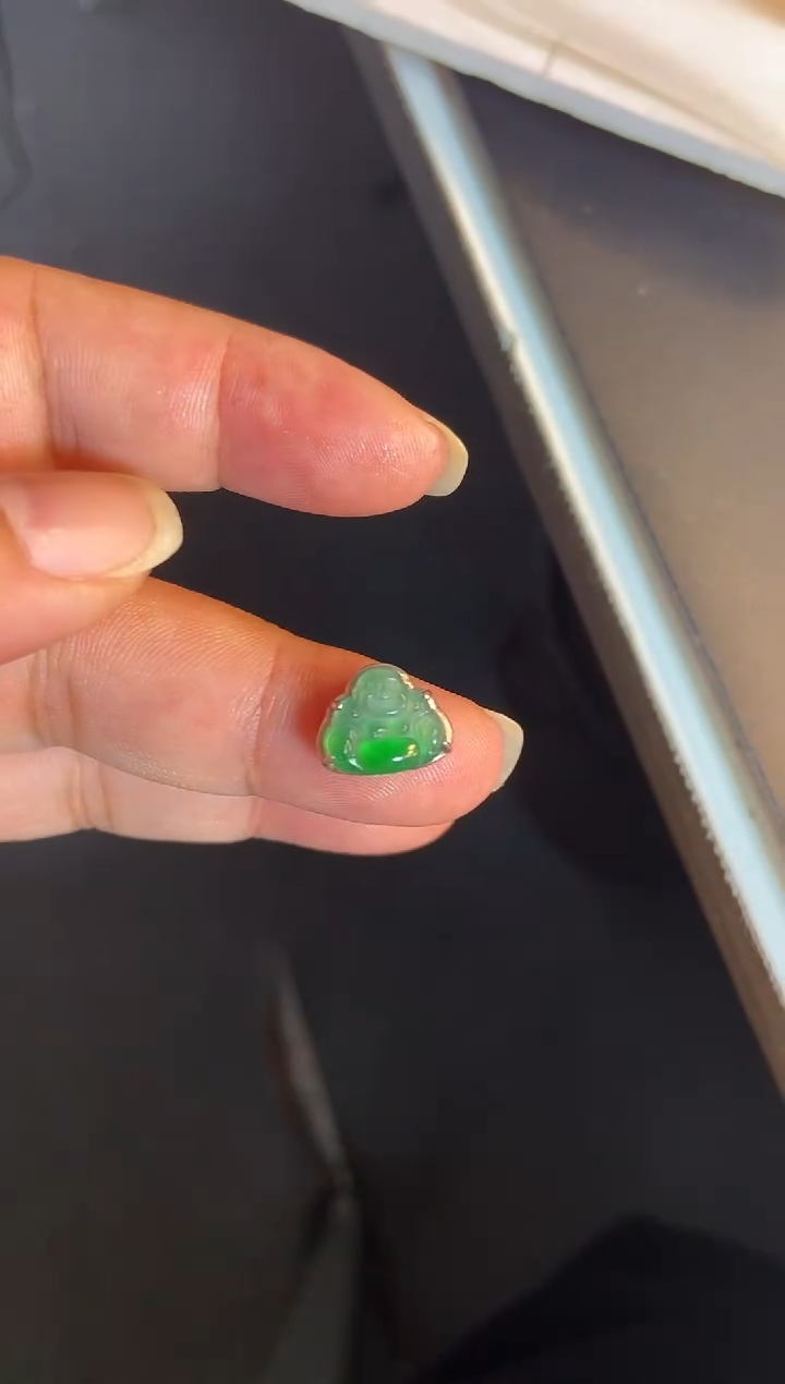 吊坠(不含链)银S925镶嵌翡翠1