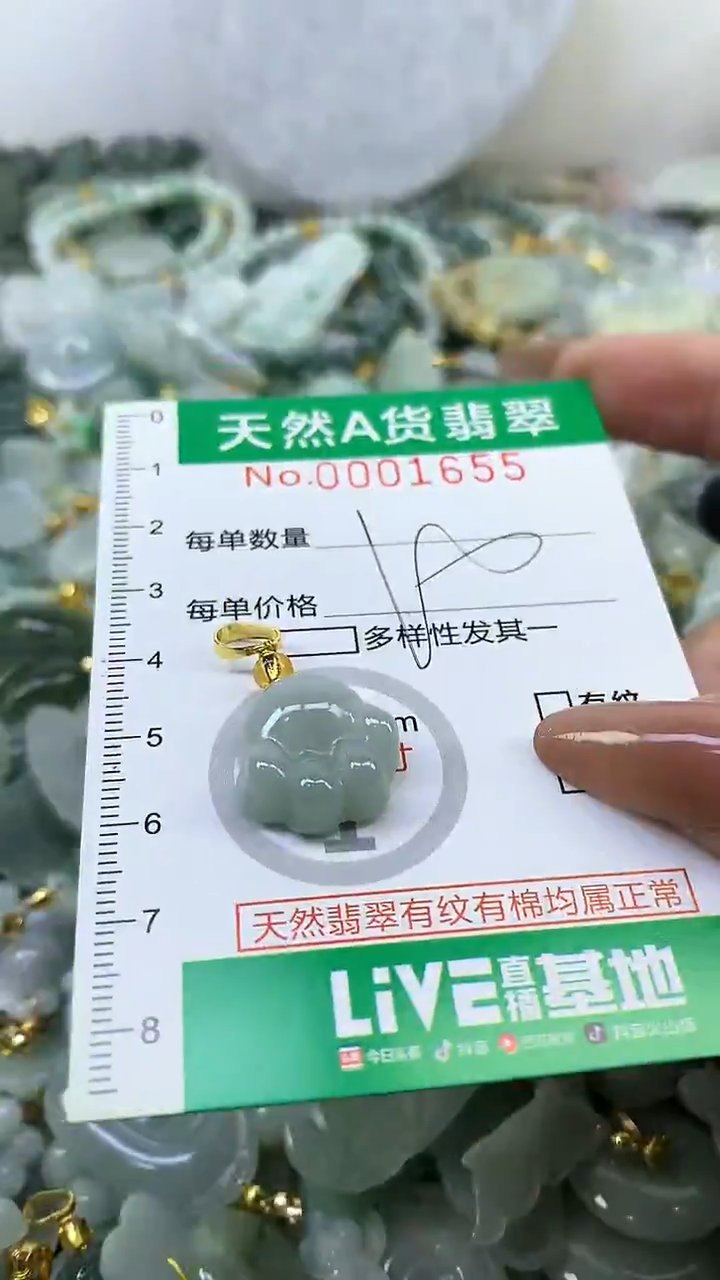 颈饰未镶嵌翡翠未镶嵌天然A货翡翠