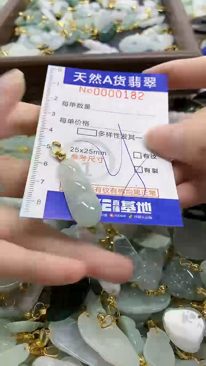 颈饰未镶嵌翡翠天然A货翡翠