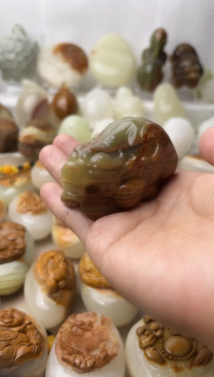 石材古青石棉纹正常不退换貔貅默认微瑕