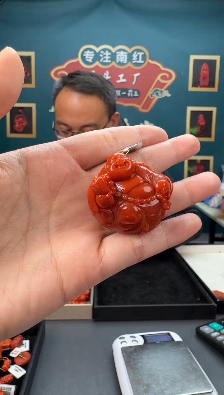 【闪购商品】南红玛瑙雕刻未镶嵌115ZB0112产品一个