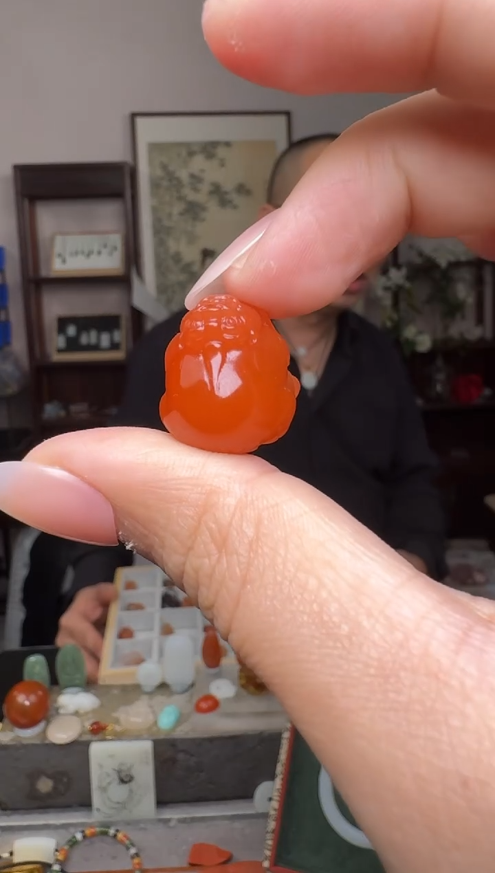 【闪购商品】南红玛瑙挂件未镶嵌5171