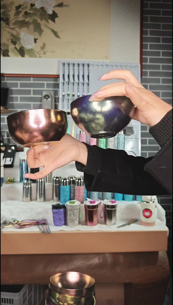 钛合金纯钛双层大碗