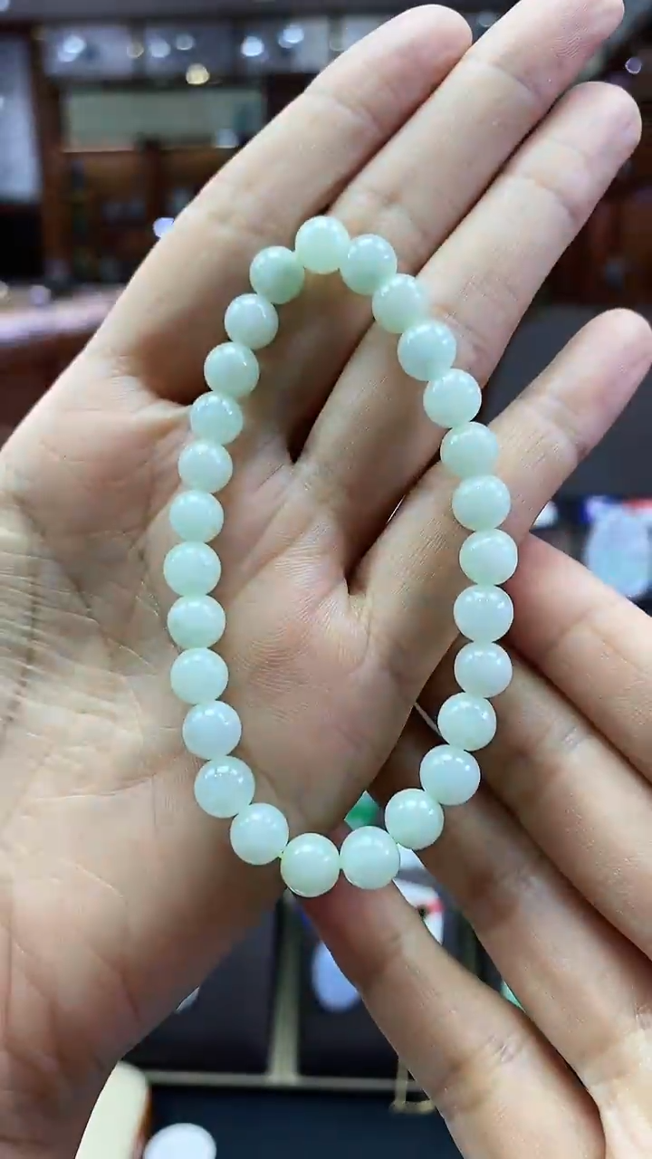 未镶嵌手串翡翠手串7mm