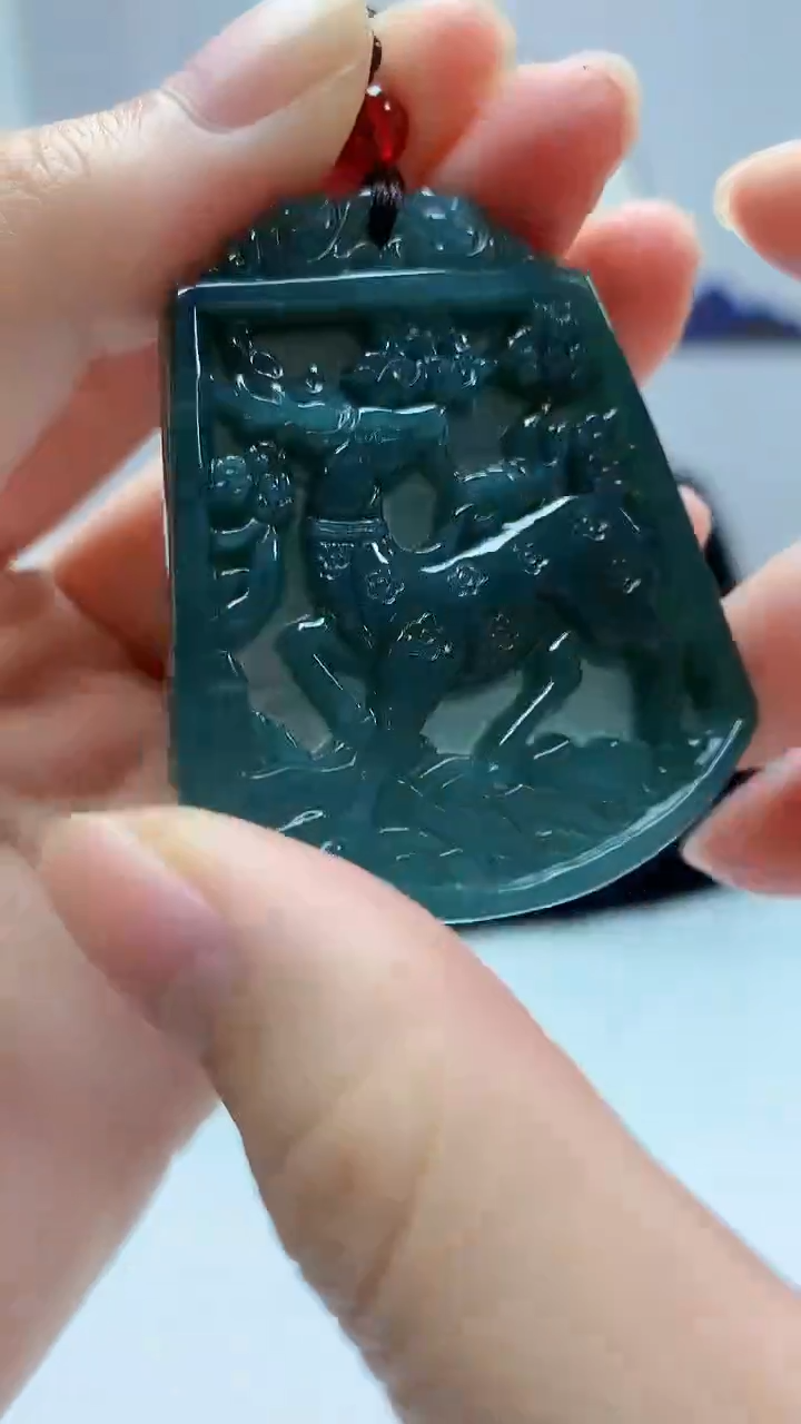 【闪购商品】翡翠颈饰未镶嵌4969zm-JJ挂件5