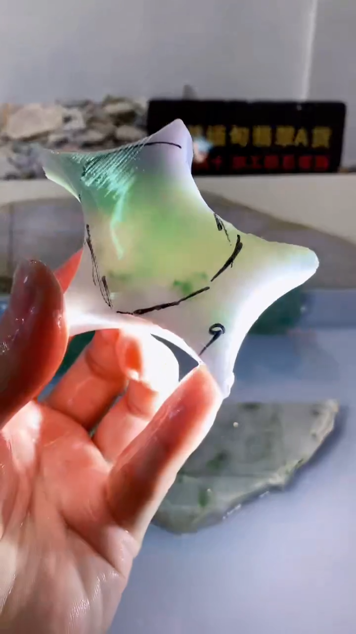 颈饰未镶嵌翡翠缅甸A货翡翠443