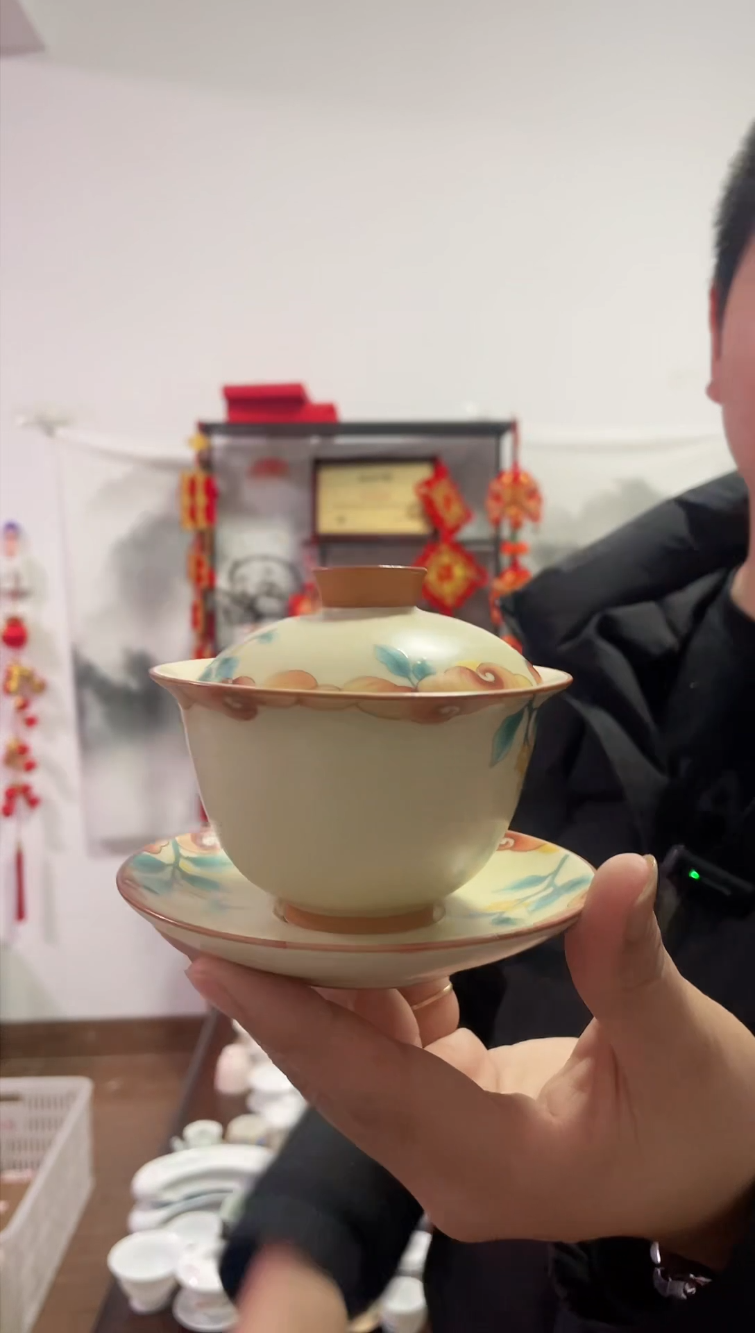 【闪购商品】【瓷心匠物】直播间福利专款黄汝桂枝盖碗
