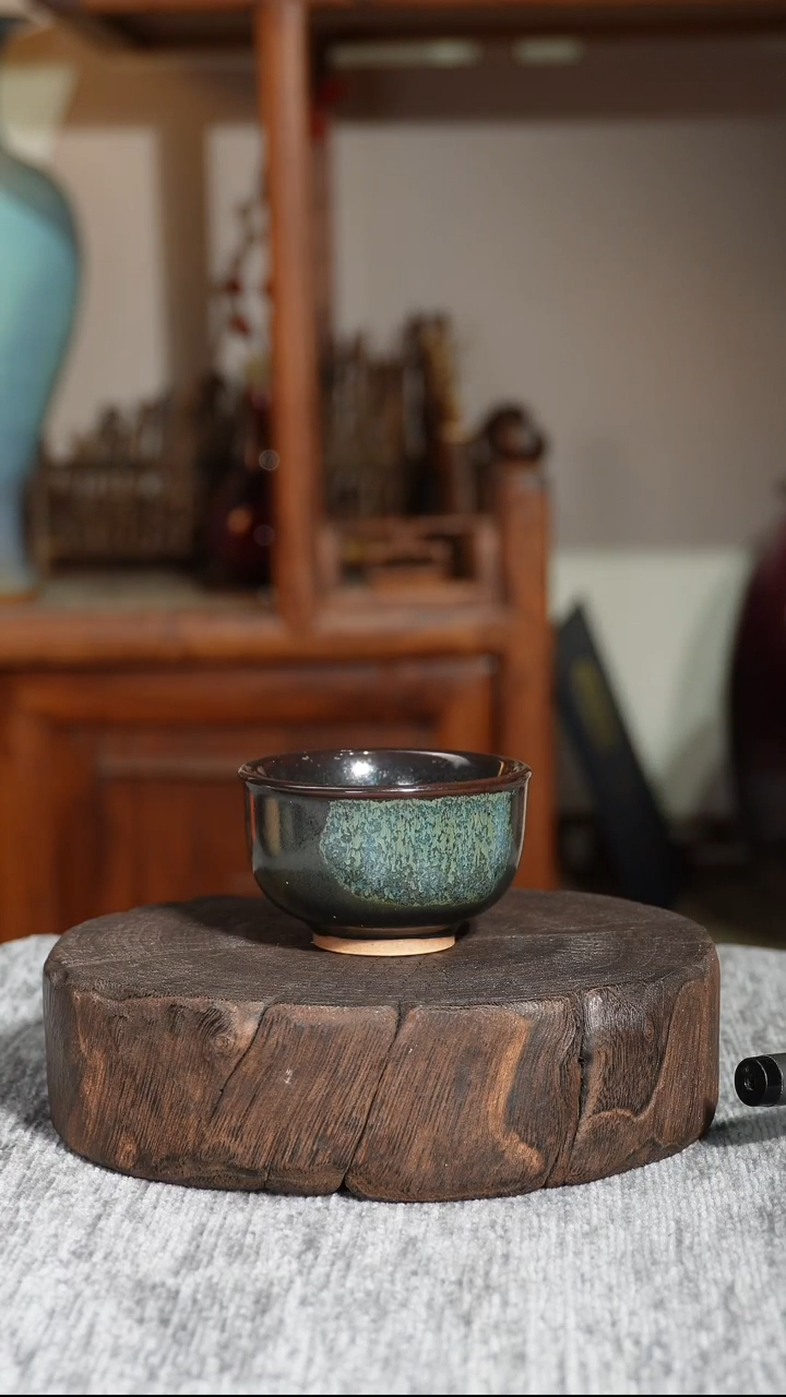 茶盏传奇钧窑主人杯（唐钧黑釉）