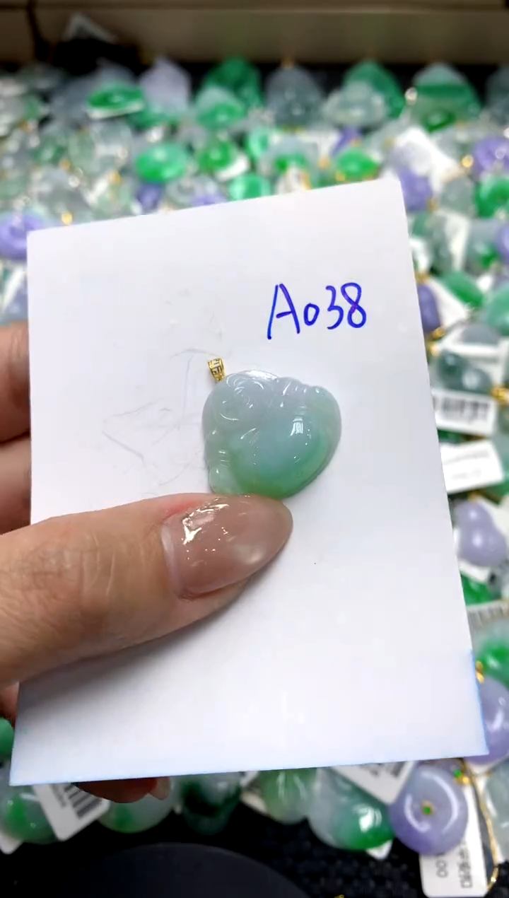 【闪购商品】翡翠颈饰18K金镶嵌111111111