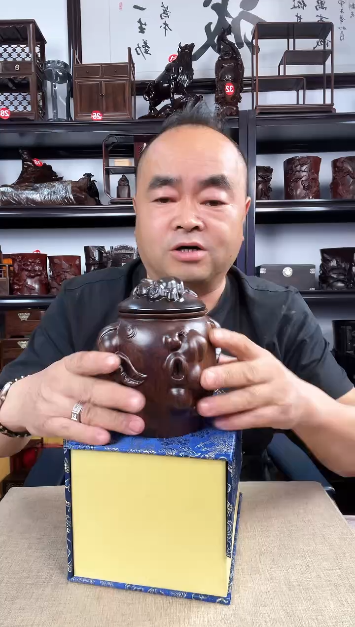 木新款茶叶罐老李红木工艺品