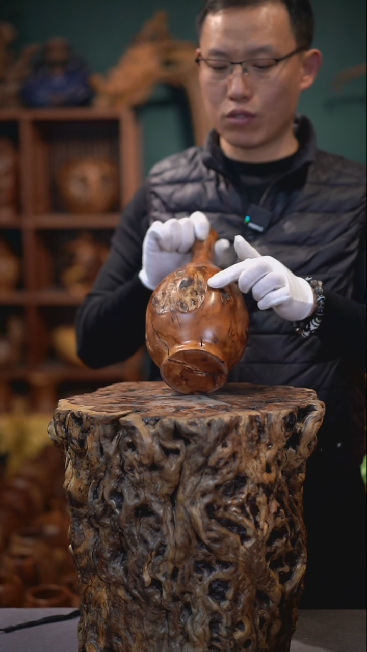 【闪购商品】枣木雷击枣木玉壶春