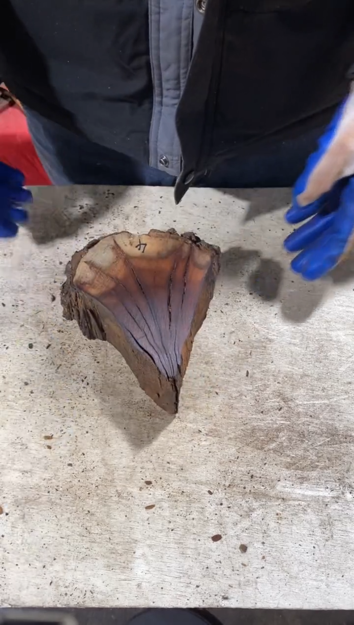 枣木【4】号原木段，尺寸随型