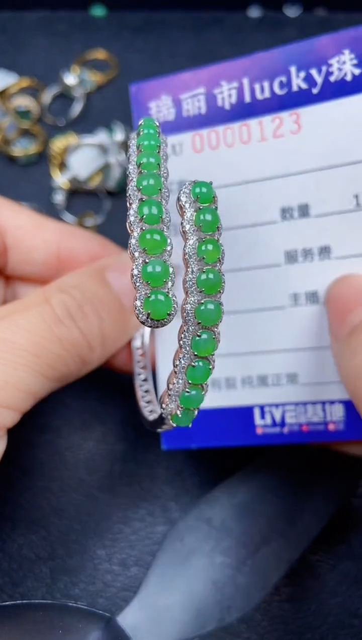 【闪购商品】翡翠颈饰银S925镶嵌0123