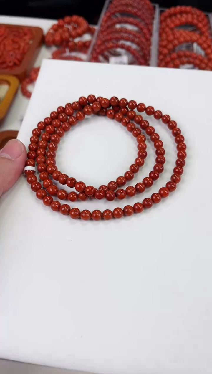 【闪购商品】南红玛瑙瓦西多圈6+未镶嵌一个/条