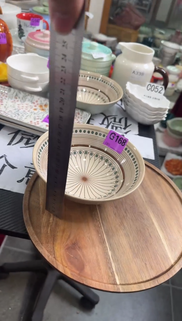 摆件陶G168-2个 陶瓷餐具库存微瑕