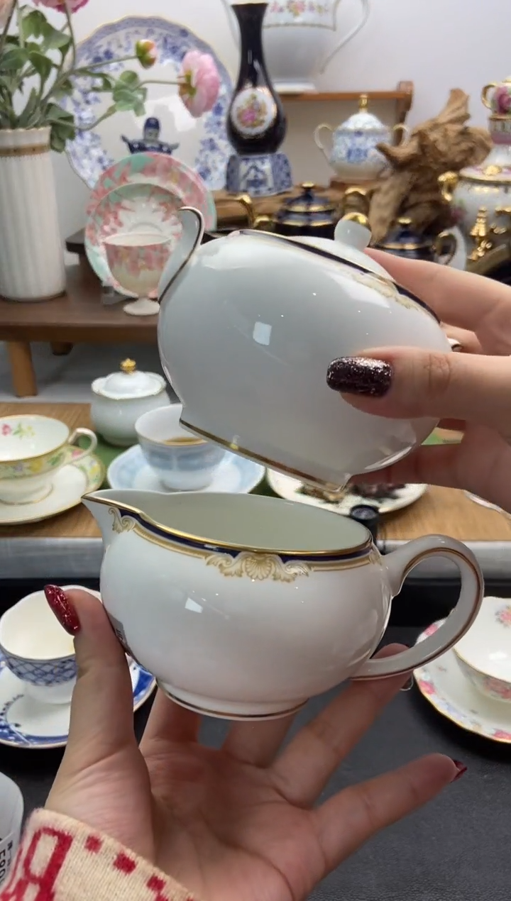 瓷片全新维基伍德糖奶谨慎参拍，防伪帖撕毁无售后