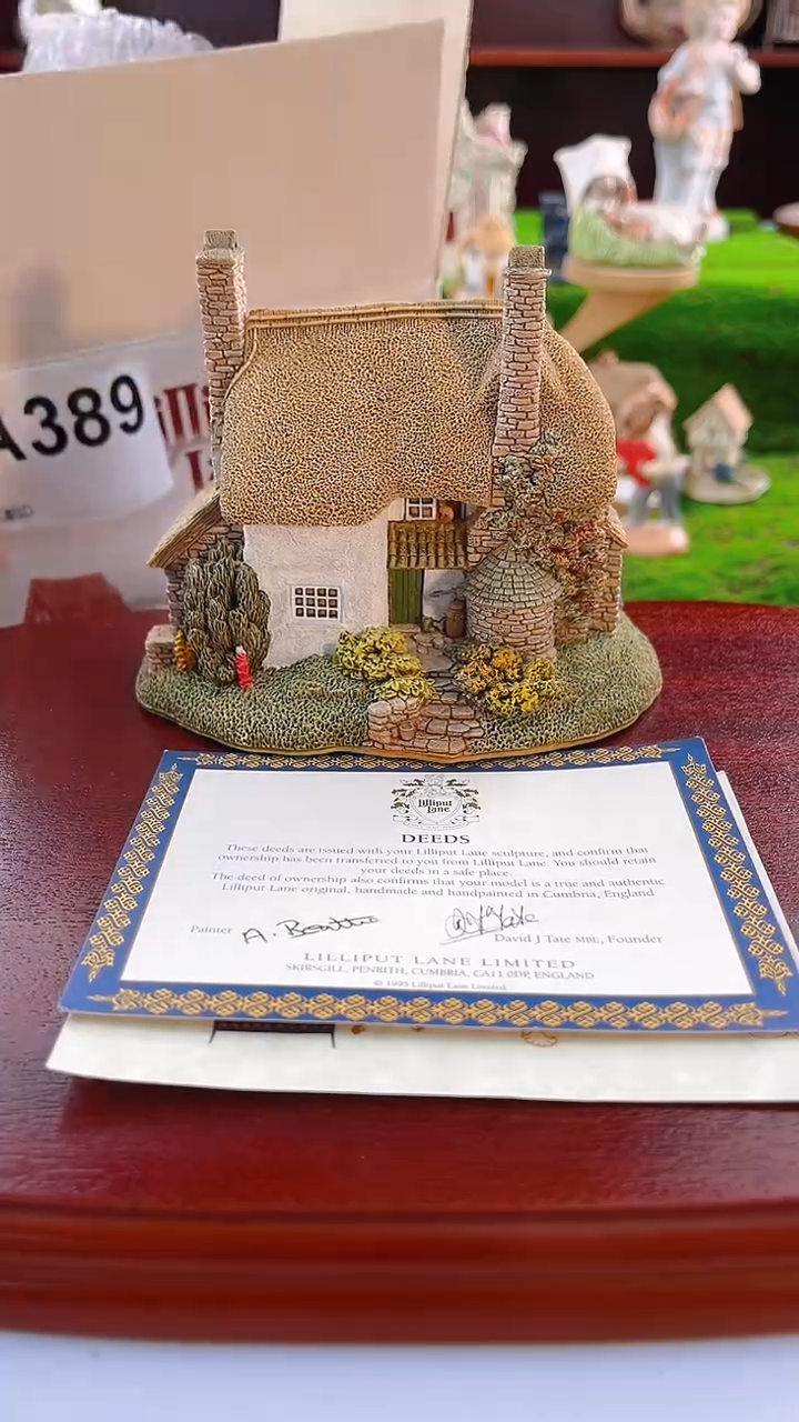 【闪购商品】紫砂茶宠Lilliput中古微缩建筑小房子389