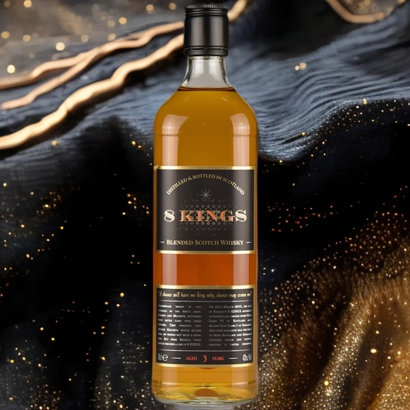 【原瓶原装进口】苏格兰8星国王威士忌700ml