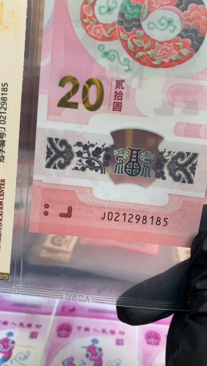 【闪购商品】塑料蛇钞 真钞 【单张】98185