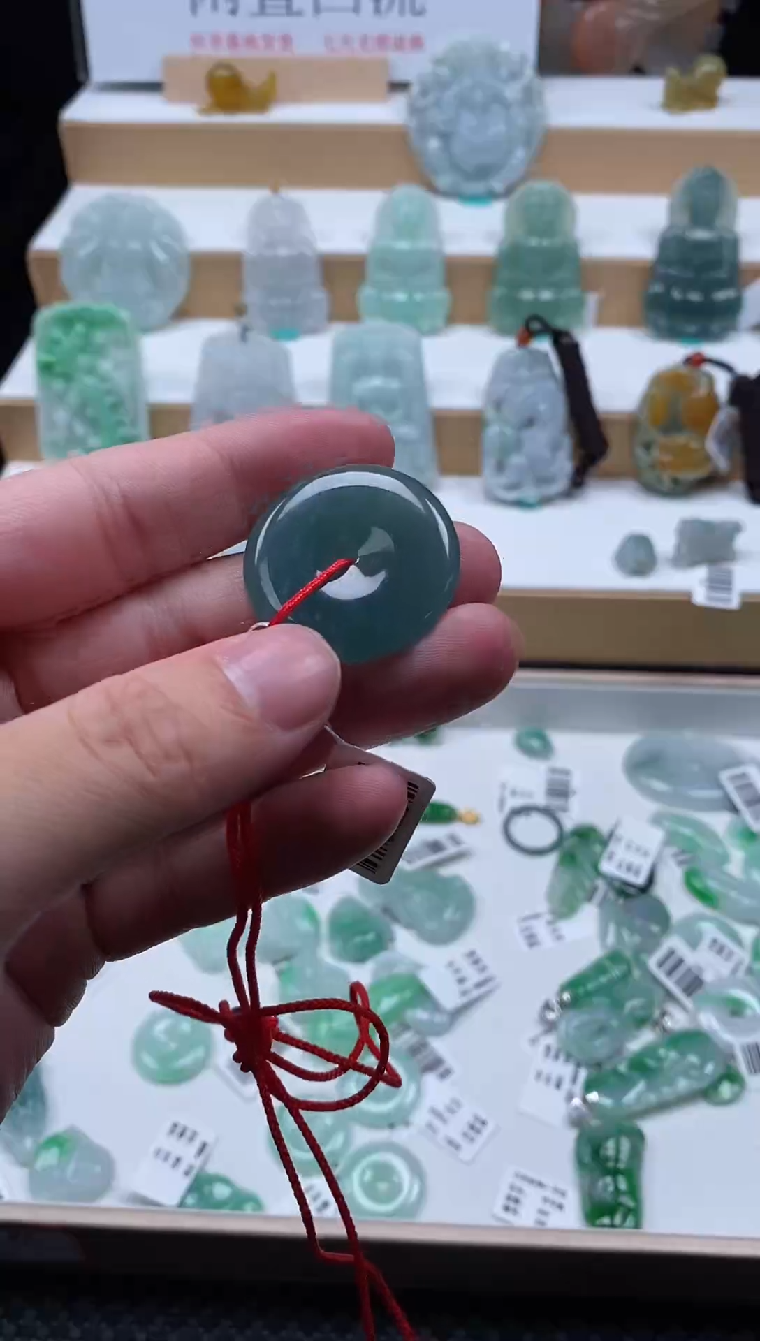 【闪购商品】翡翠颈饰未镶嵌104平安扣