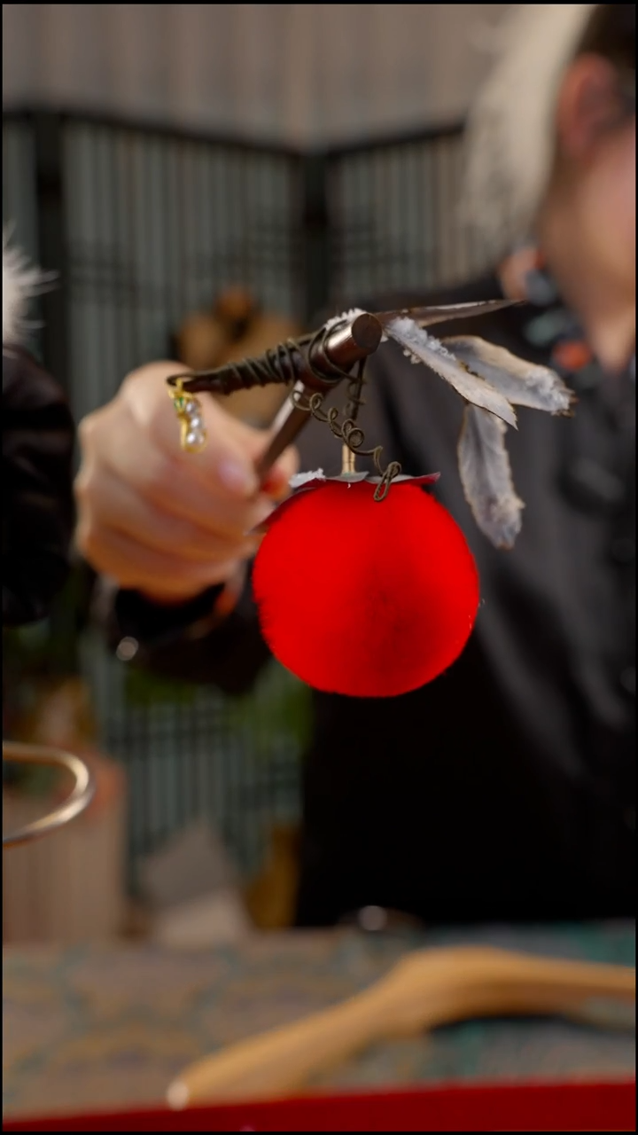 刺绣苏绣非遗绒花饰品