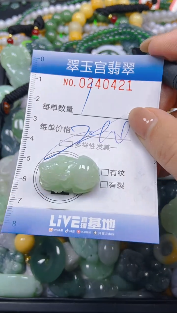 颈饰未镶嵌翡翠闪购C0240421多样性发其一