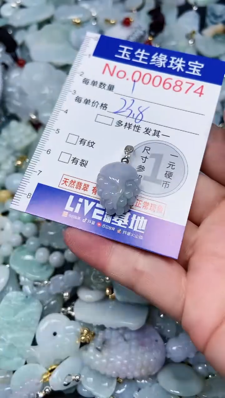 【闪购商品】翡翠颈饰未镶嵌闪购00006874