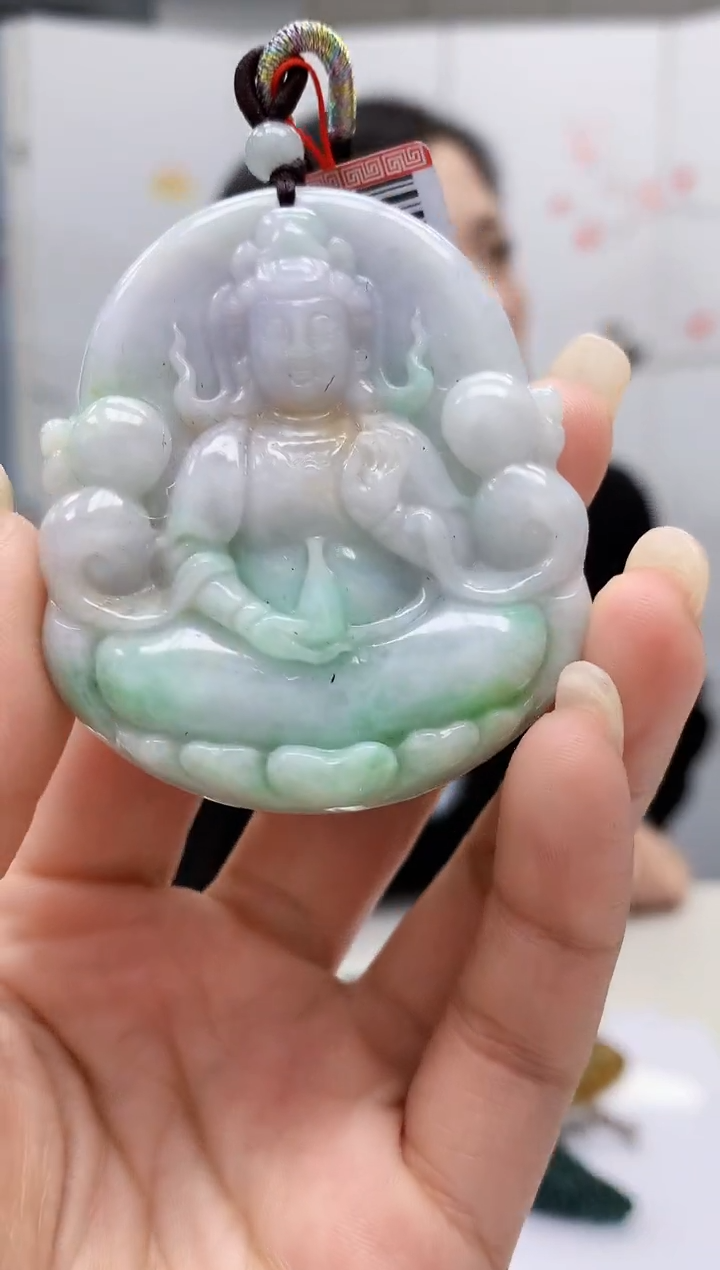 【闪购商品】定制翡翠未镶嵌4852lr-毛货挂件56