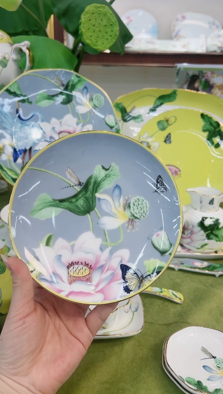 【闪购商品】骨瓷6英寸平盘·