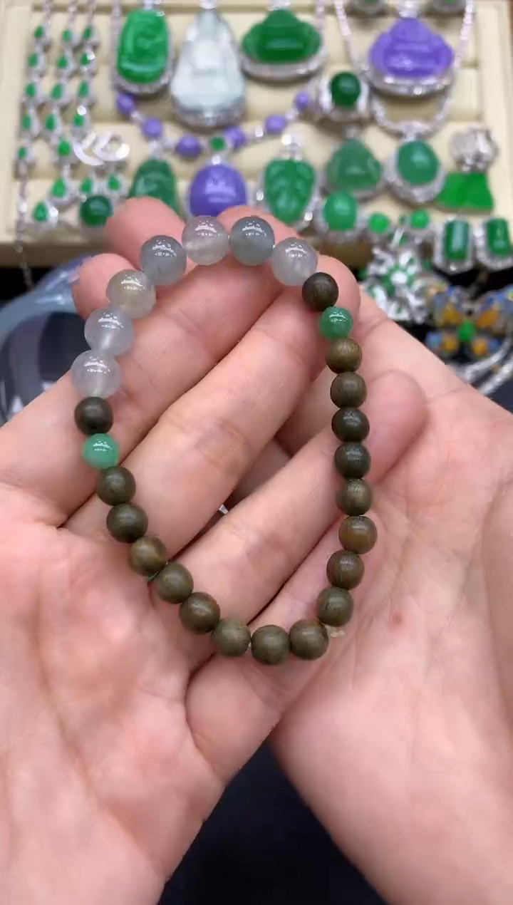 未镶嵌手链翡翠196-中国好珍宝