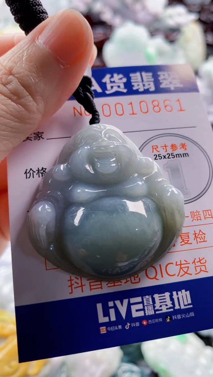 翡翠未镶嵌吊坠(不含链)1