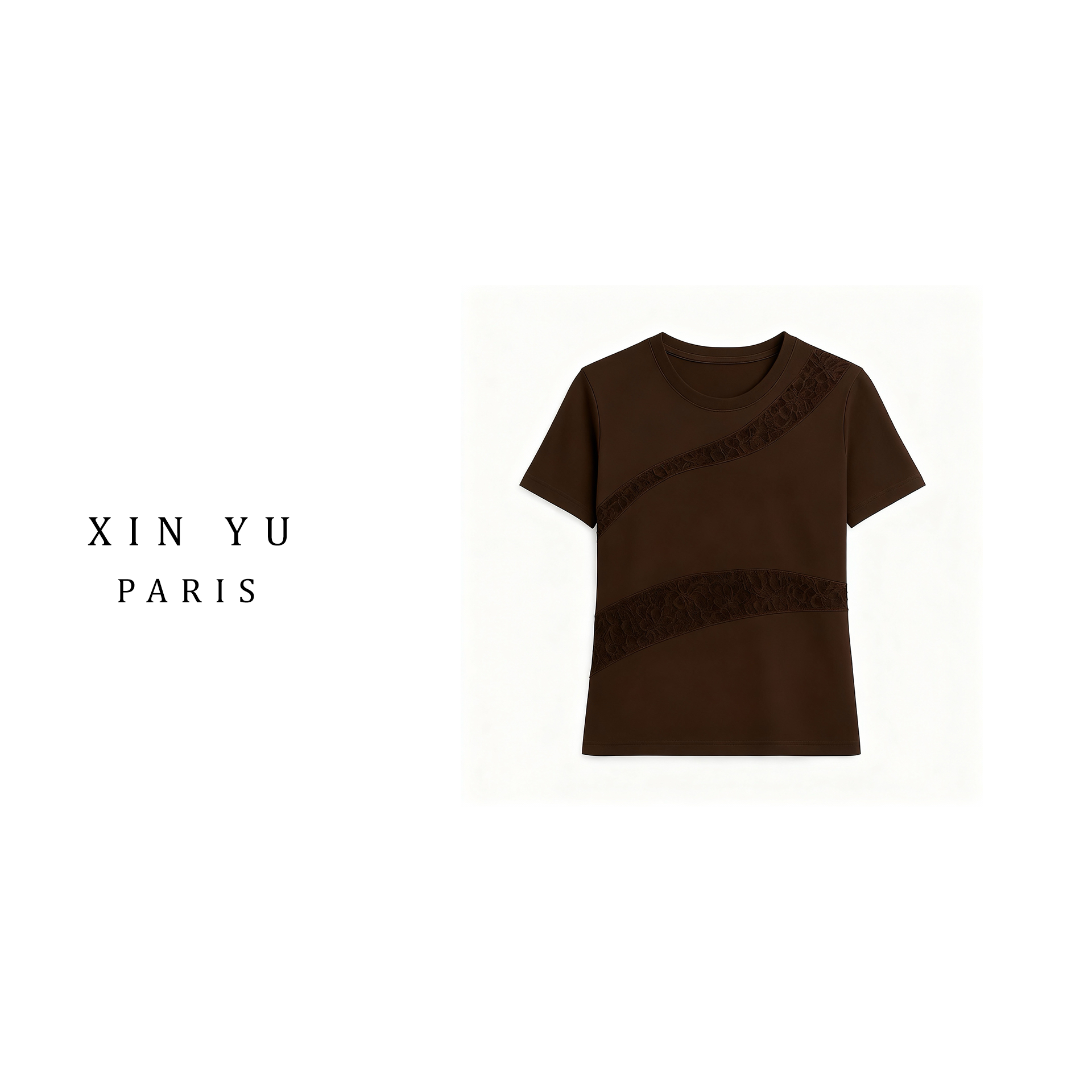 修身型短袖INS风轻薄修身T恤宽松简约舒适76365