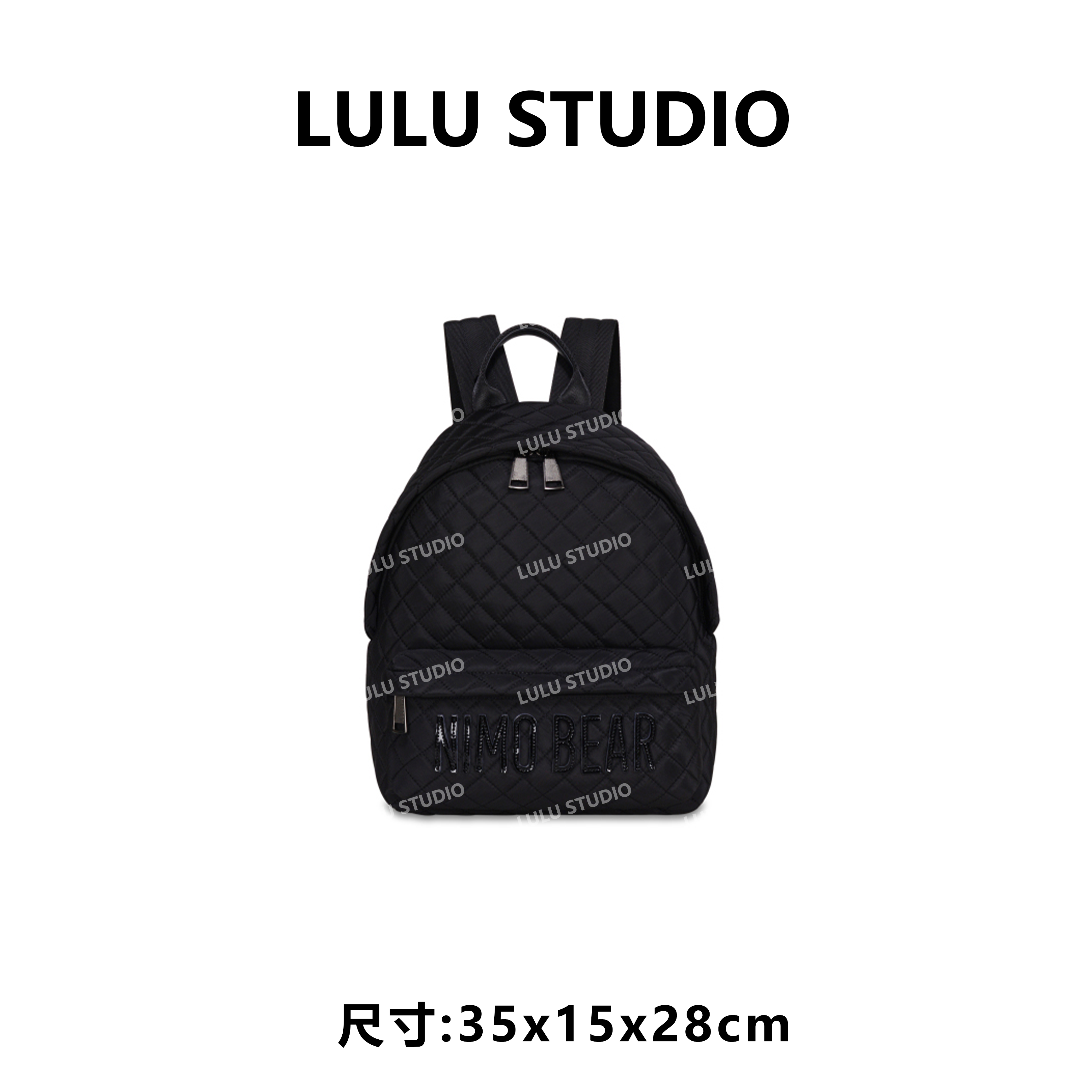 【LULU】GQ-8973-黑色RAIN.CUN.简约腋下时尚女包