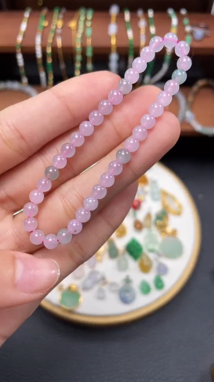 【闪购商品】翡翠套链未镶嵌一个  JK508