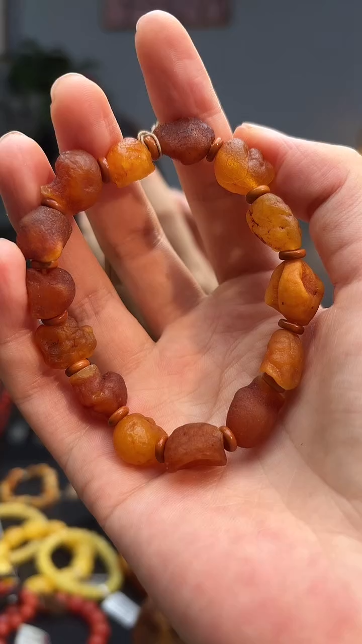 未镶嵌琥珀手串手串