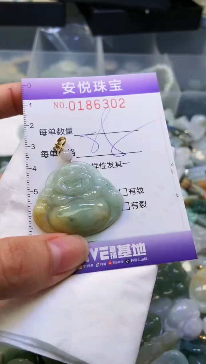 翡翠未镶嵌颈饰闪购0186302