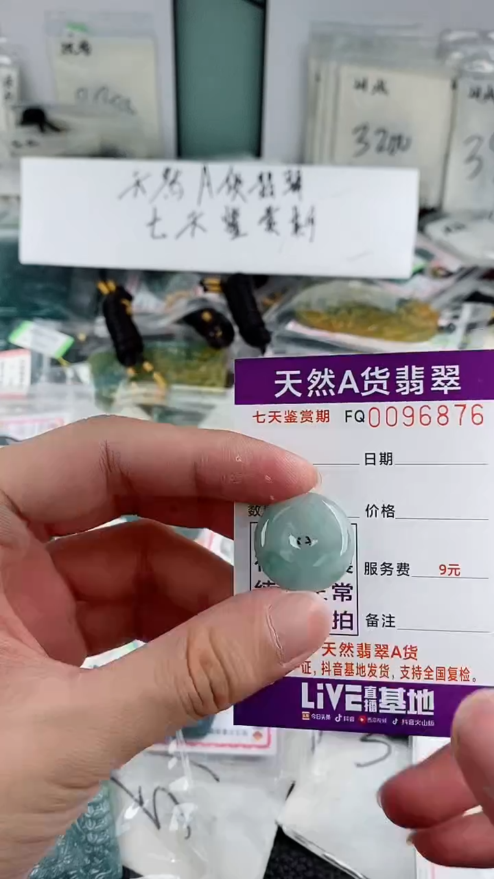 翡翠未镶嵌颈饰            